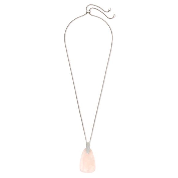 KENDRA SCOTT Rose Quartz Adjustable Maeve Necklace - Picture 3 of 5